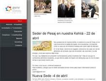 Tablet Screenshot of comunidadaviv.org